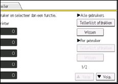 Afbeelding van bedieningspaneel