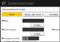Afbeelding van bedieningspaneel