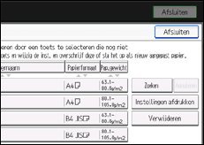 Afbeelding van bedieningspaneel