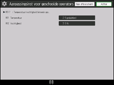 Afbeelding van bedieningspaneel