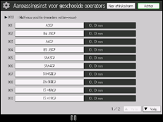 Afbeelding van bedieningspaneel