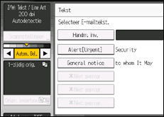 Afbeelding van bedieningspaneel