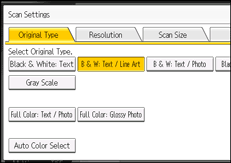Afbeelding van bedieningspaneel