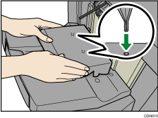 Иллюстрация поддерживающего лотка для Z-сгиба