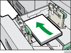 Иллюстрация широкого ЛБЕ с тремя лотками с пронумерованными сносками