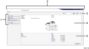 已编号的Web浏览器画面插图