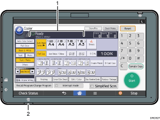 带编号的控制面板插图
