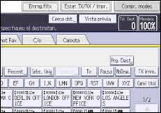 Il·lustració de pantalla del panell d'operacions