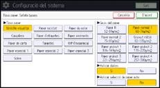 Il·lustració de pantalla del panell d'operacions