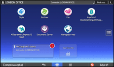 Il·lustració de pantalla del panell d'operacions