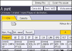 Il·lustració de pantalla del panell d'operacions