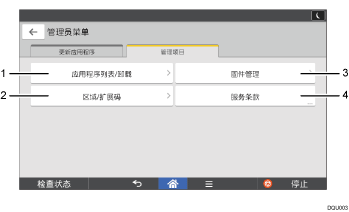 操作面板屏幕插图