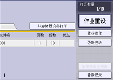 操作面板屏幕插图