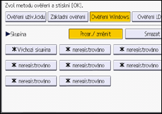 Ilustrace displeje ovládacího panelu