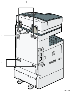Nummereret illustration af hovedenheden
