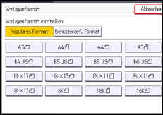 Abbildung Bedienfeld-Display