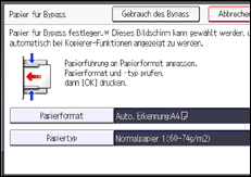 Abbildung Bedienfeld-Display