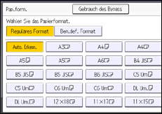 Abbildung Bedienfeld-Display