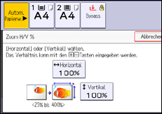 Abbildung Bedienfeld-Display