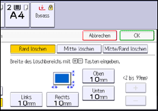 Abbildung Bedienfeld-Display