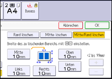 Abbildung Bedienfeld-Display