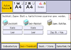 Abbildung Bedienfeld-Display