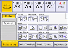 Abbildung Bedienfeld-Display