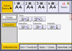 Abbildung Bedienfeld-Display