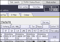 Abbildung Bedienfeld-Display