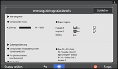 Abbildung Bedienfeld-Display