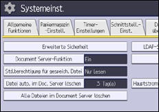 Abbildung Bedienfeld-Display