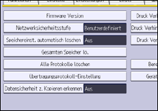 Abbildung Bedienfeld-Display