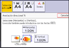 Ilustración de la pantalla panel de mandos