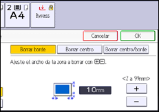 Ilustración de la pantalla panel de mandos