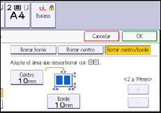 Ilustración de la pantalla panel de mandos