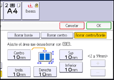 Ilustración de la pantalla panel de mandos