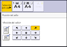Ilustración de la pantalla panel de mandos