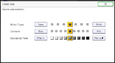Ilustración de la pantalla panel de mandos