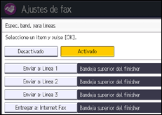 Ilustración de la pantalla panel de mandos