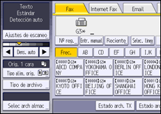 Ilustración de la pantalla panel de mandos