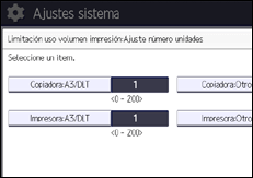 Ilustración de la pantalla panel de mandos
