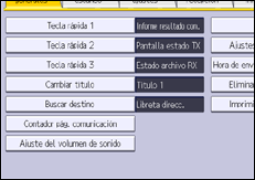 Ilustración de la pantalla panel de mandos
