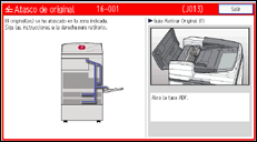 Ilustración de la pantalla panel de mandos