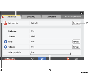 Näytön numeroitu kuva