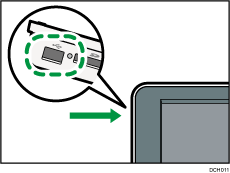 Illustration du logement pour supports