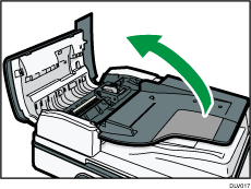 Illustration du chargeur automatique de documents à retournement