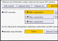 A kezelőpanel ismertetése