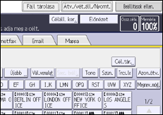 A kezelőpanel ismertetése