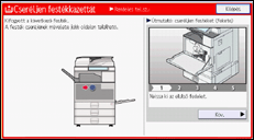A kezelőpanel ismertetése