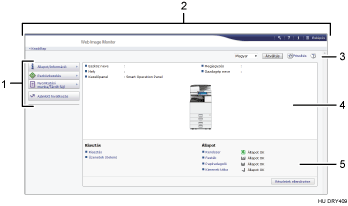 Webböngésző ábrája számozott illusztráció